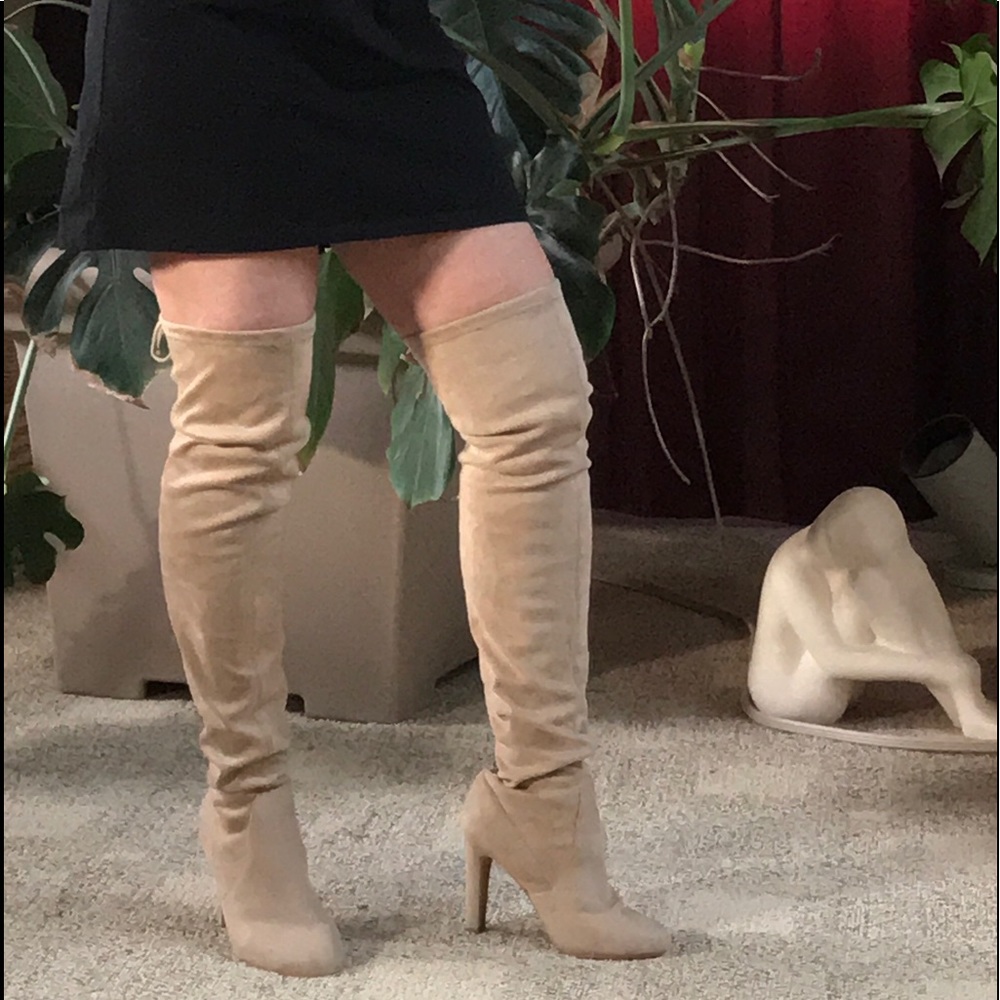 Express Thigh High Stretch Boots Sz. 6